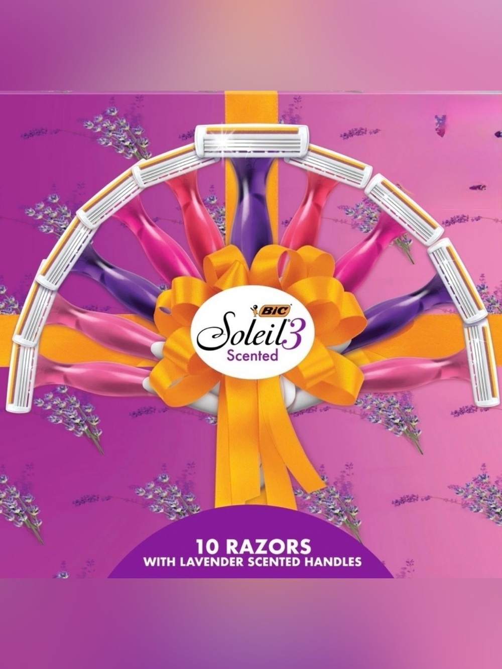 BIC Soleil 3 Scented Women’s Manual Razor, 10 count